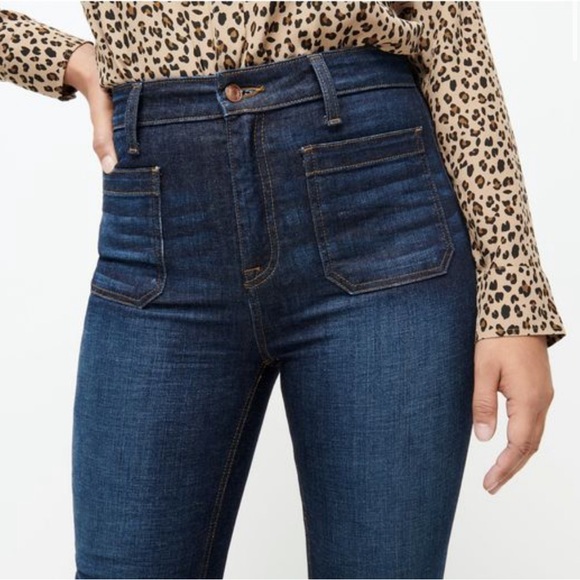NWT J Crew Curvy Full Length Demi Boot Cut Jeans | Size 24 - Picture 2 of 9